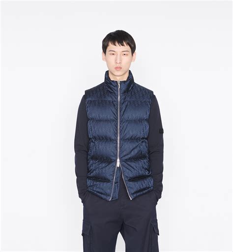 dior oblique down jacket replica|dior sleeveless down jacket.